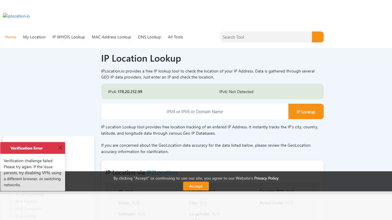 IP Address Lookup - Check Location of Your Public IP